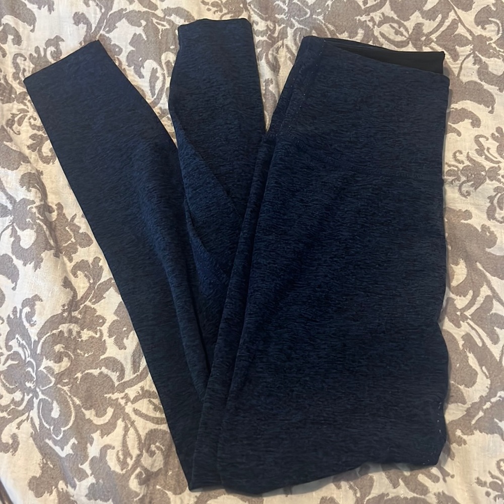 Beyond Yoga blue spacedye leggings